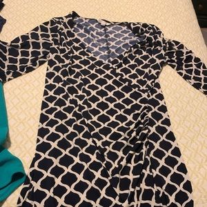 Medium stretch wrap dress
